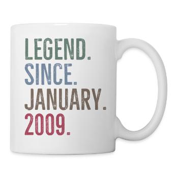 Legende seit Januar 2009 - Tasse - Weiß - Rechts