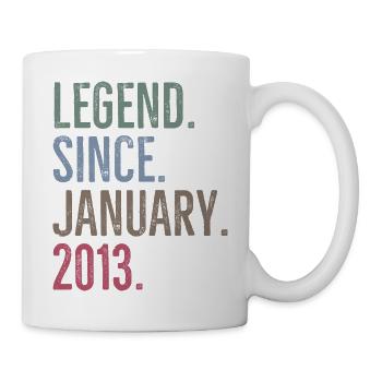Legende seit Januar 2013 - Tasse - Weiß - Rechts