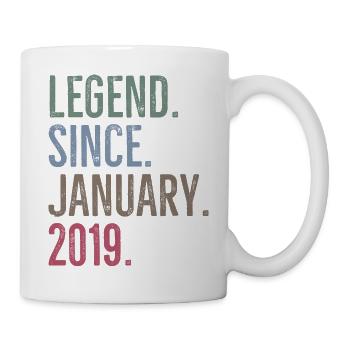 Legend Since January 2019 - Mug - white - Right
