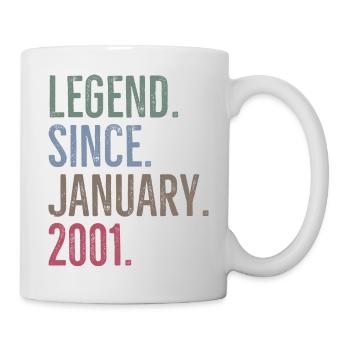 Legende seit Januar 2001 - Tasse - Weiß - Rechts