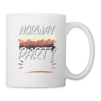 Équipage de la fête de Norvège - Mug blanc - blanc - Droite