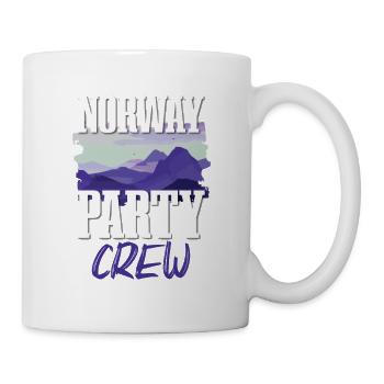 Équipage de la fête de Norvège - Mug blanc - blanc - Droite