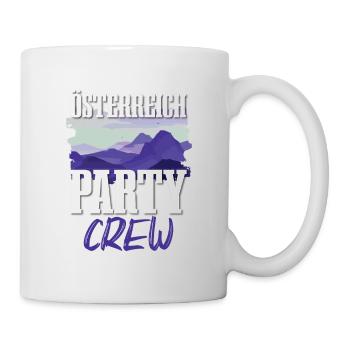Équipe de fête de l’Autriche - Mug blanc - blanc - Droite