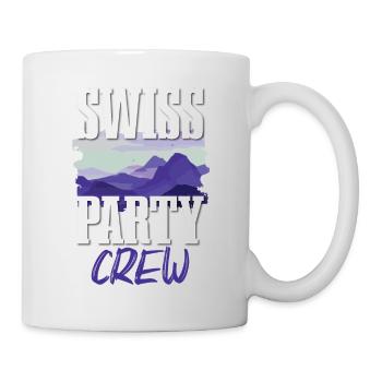Swiss Party Crew - Tasse - Weiß - Rechts