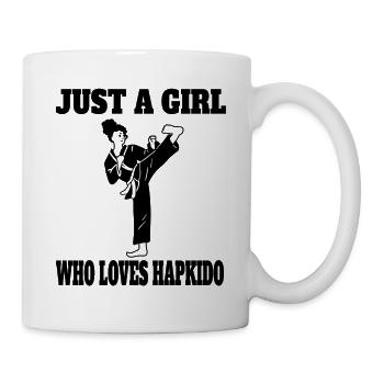 Hapkido Fille Aïkido Karaté Judo Femme Arts Martiaux - Mug blanc - blanc - Droite