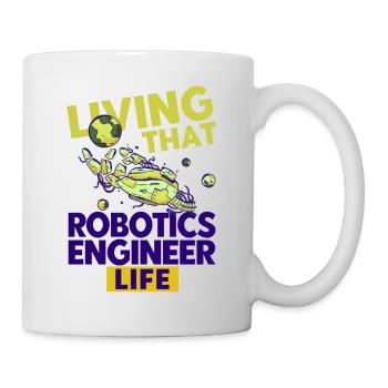 Engineer Teacher Robotics Robot Gift - Mug - white - Right