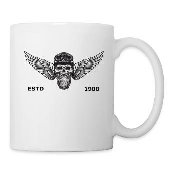 Two Wheels move the soul - Mug - white - Right