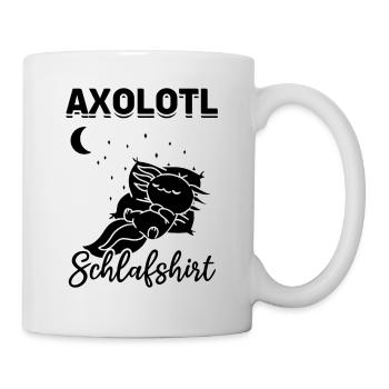 Axolotl Schlafshirt Axolotl Lover Axolotl - Tasse - Weiß - Rechts