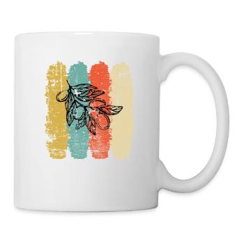Olive food oil Retro Vegetarian Gift idea - Mug - white - Right