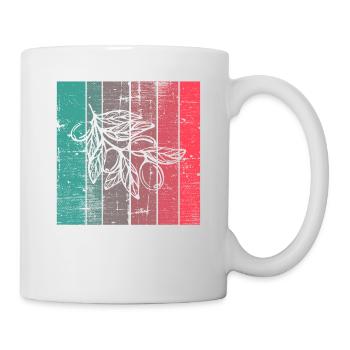 Olive food oil Retro Vegetarian Gift idea - Mug - white - Right