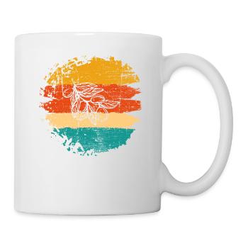 Olive food oil Retro Vegetarian Gift idea - Mug - white - Right