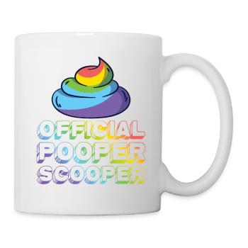Official Pooper Scooper 14 - Tasse - Weiß - Rechts