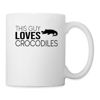 Type Crocodile Dicton - Mug blanc - blanc - Droite