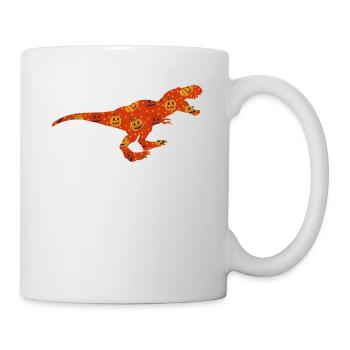 Dinosaur T-Rex Tyrannosaurus Rex Halloween - Mug - white - Right