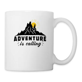 The adventure is calling - Mug - white - Right