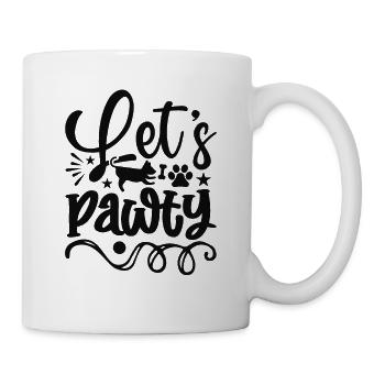 Laisse Pawty - Mug blanc - blanc - Droite