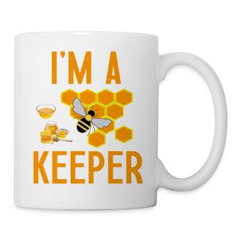 I am a keeper gift for beekeeper humor - Mug blanc - blanc - Droite