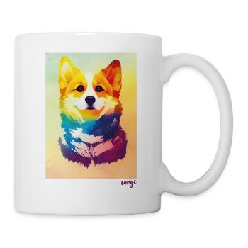 Corgi Süßes Design #6 - corgilove - Tasse - Weiß - Rechts