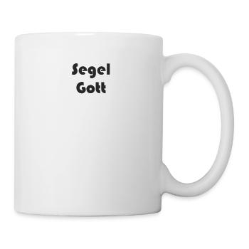 Segeln - Segel Gott - Tasse - Weiß - Rechts