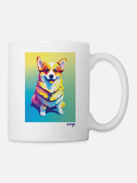 Corgi Sweet Design #2 - corgilove - Mug blanc - blanc