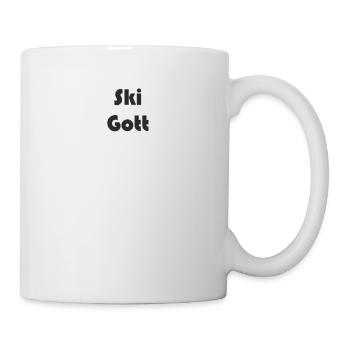 Ski - Ski Gott - Tasse - Weiß - Rechts