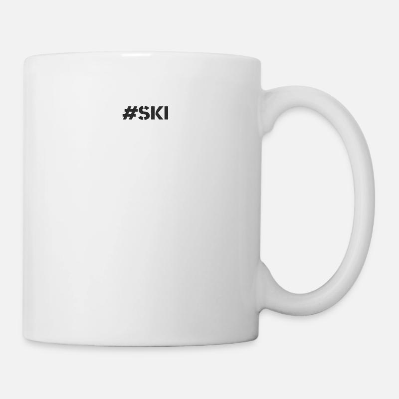 Ski - #ski - Tasse - Weiß