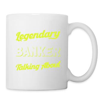 Bänker Bank Geld Banker - Tasse - Weiß - Rechts