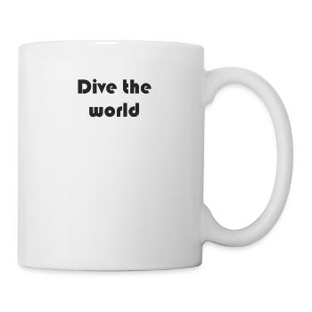 Diving - Dive the world - Mug - white - Right