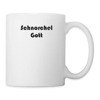 Tauchen - Schnorchel Gott - Tasse - Weiß - Rechts