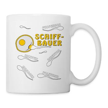 SCHIFFBAUER - Tasse - Weiß - Rechts