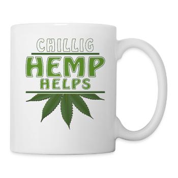 CHILLIG HEMP AIDE - Mug blanc - blanc - Droite