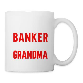 Bänker Bank Geld Banker - Tasse - Weiß - Rechts