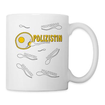 POLIZISTIN - Tasse - Weiß - Rechts