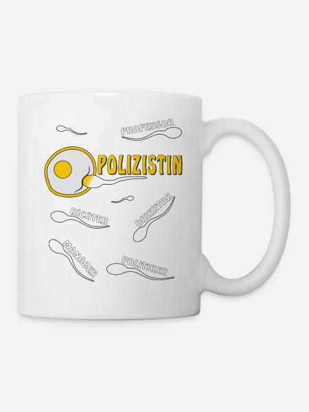 POLIZISTIN - Tasse - Weiß