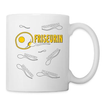 FRISEURIN - Tasse - Weiß - Rechts