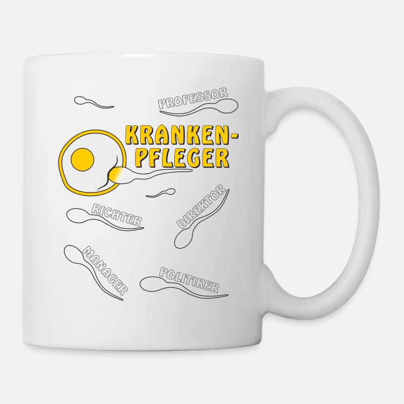 KRANKENPFLEGER - Tasse - Weiß