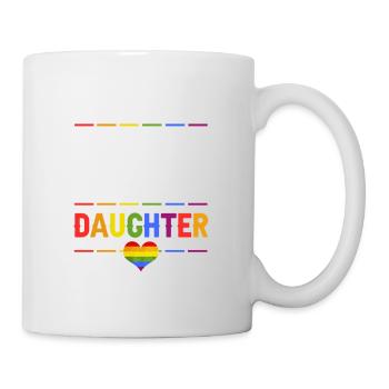 Fier PAPA d’une belle fille Fierté impressionnante - Mug blanc - blanc - Droite