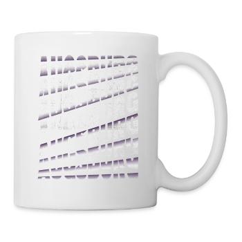 Augsburg Deutschland Stadt Schrift Skyline Heimat - Tasse - Weiß - Rechts