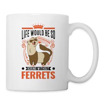 Ferret Lover Ferret Gift - Mug - white - Right