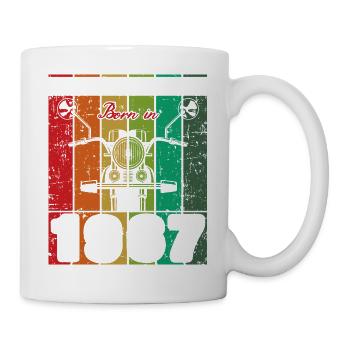 Le meilleur de la moto classique née des années 60 en 1967 - Mug blanc - blanc - Droite