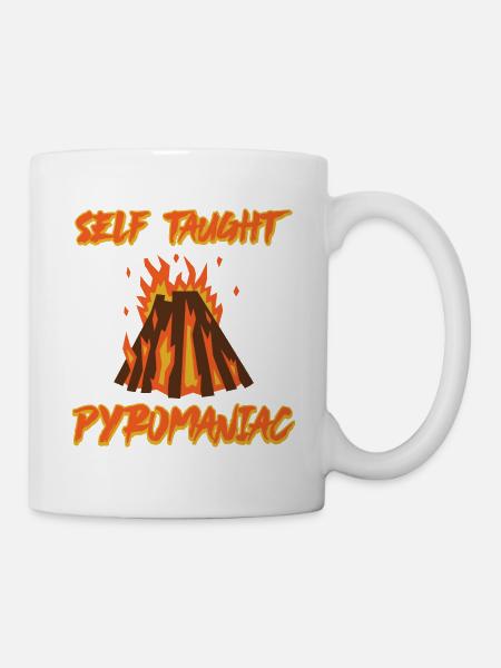 Self Taught Pyromaniac 9 - Tasse - Weiß