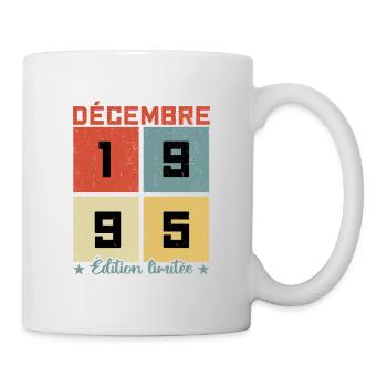 Anniversaire Décembre 1995 - Mug blanc - blanc - Droite