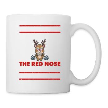 Brodolf The Red Nose Gainzdeer Gym Christmas - Tasse - Weiß - Rechts