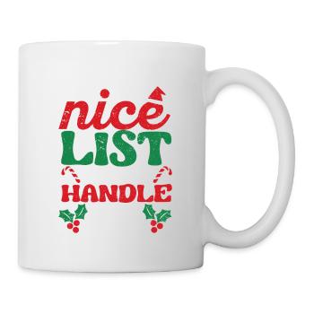 Xmas Santa Weihnachten Offensichtlich kann die - Tasse - Weiß - Rechts