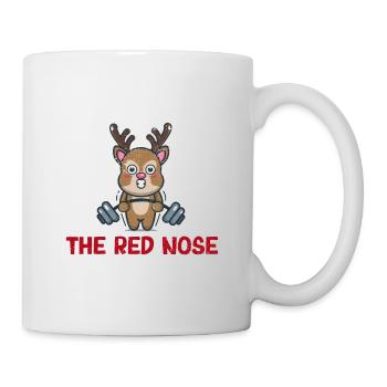 Gym Christmas Workout Xmas Brodolf The - Mug - white - Right