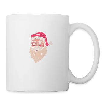 Xmas Weihnachtsmann Lustige Weihnachten So sagen - Tasse - Weiß - Rechts