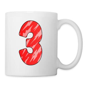 3 - Tasse - Weiß - Rechts