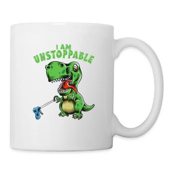 Je suis imparable Dino Fan T Rex Kids Dinosaur - Mug blanc - blanc - Droite