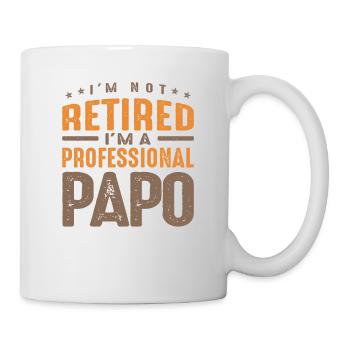 I'm Not Retired I'm a Professional Papo - Mug - white - Right