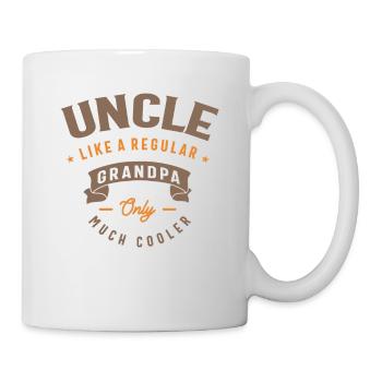 Uncle Like a Regular Grandpa Only Much Cooler - Mug - white - Right